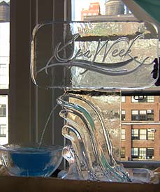 Ice Fountain - Spa Week created by Ice Miracles Long Island, New York, LI, NY