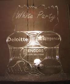 White Party Logo created by Ice Miracles Long Island, New York, LI, NY