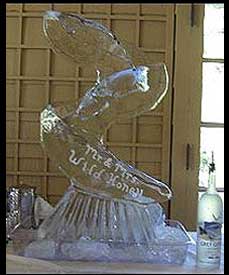 Spiral Ice Luge custom ice luges by Ice Miracles New York, LI, NY